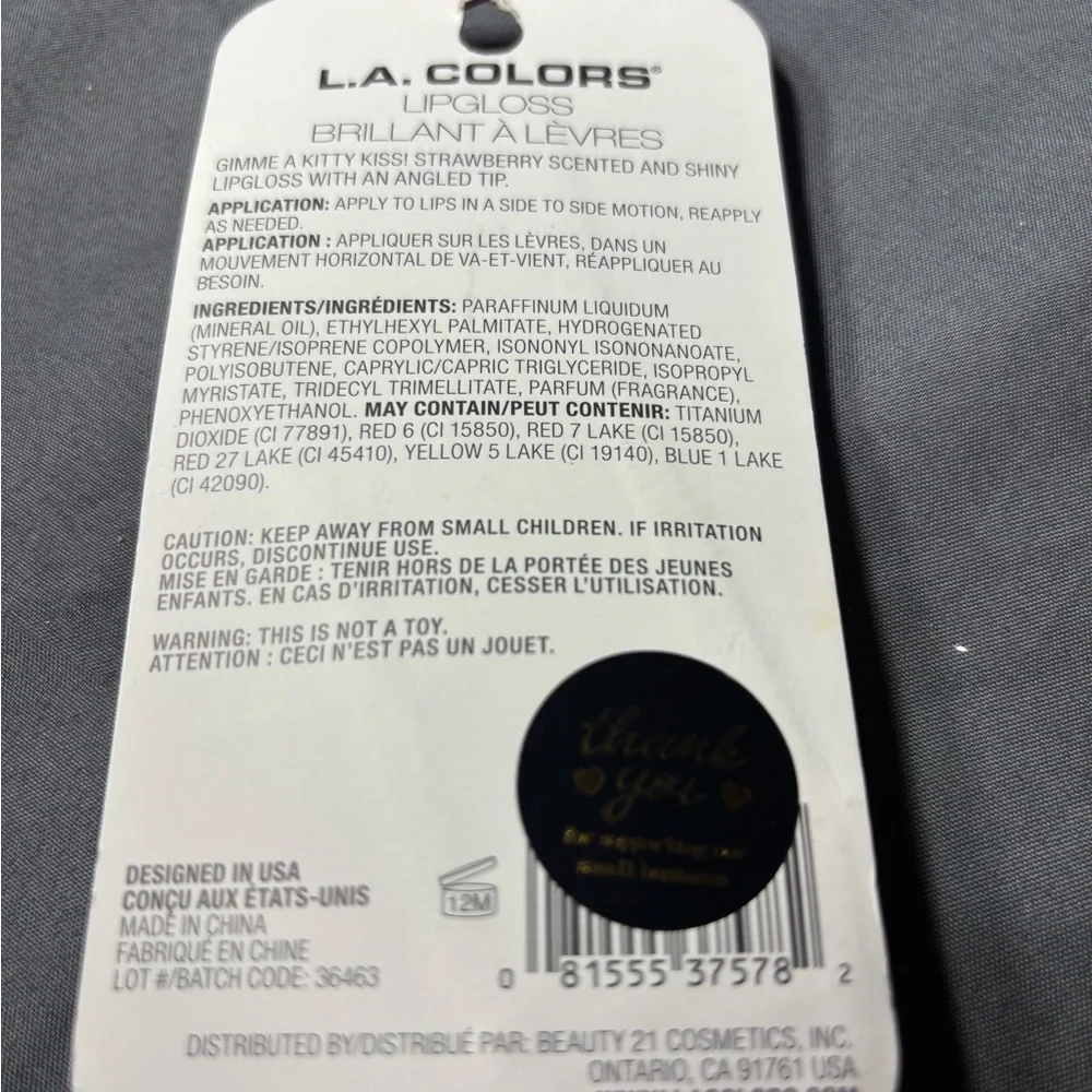 New L.A. COLORS Purrfectly Rosy 3 pc Makeup Set Eyes Blush Lips - Picture 7 of 7